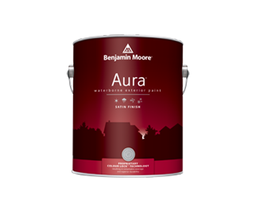a can of aura paint by benjamin moore